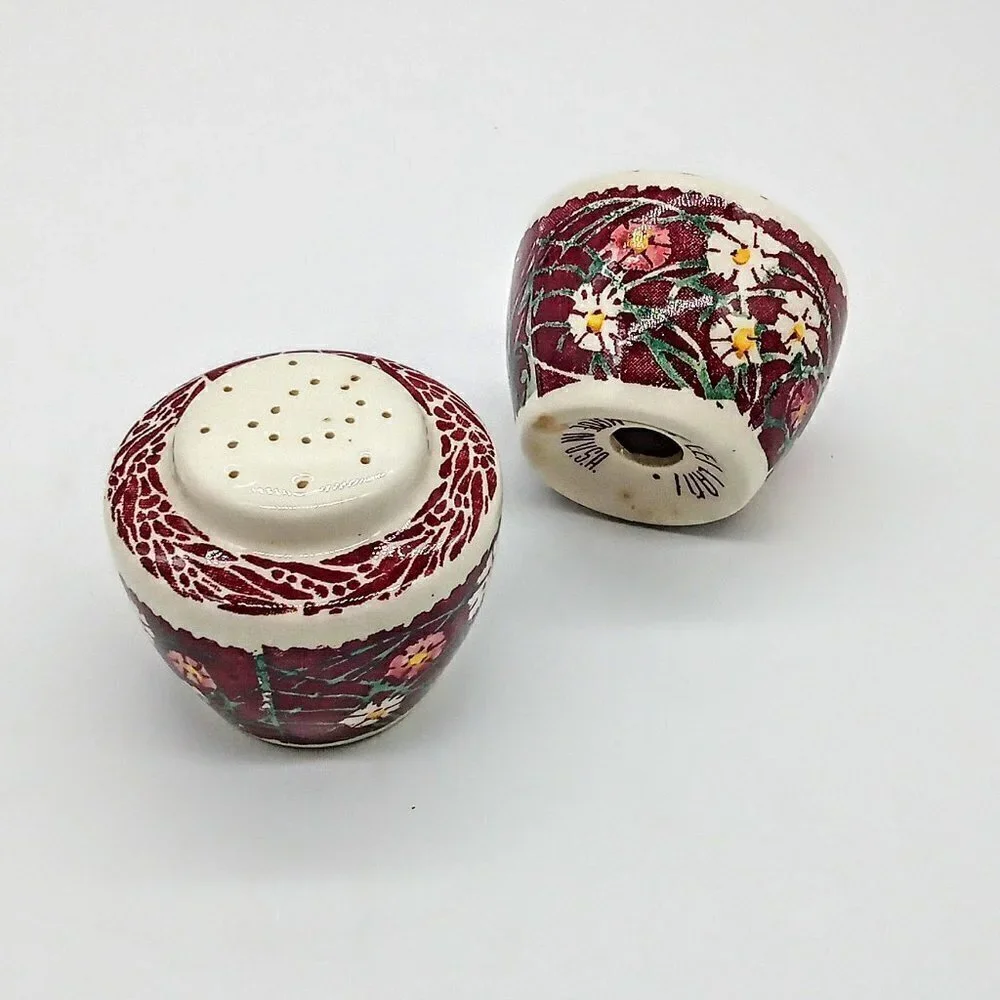 Vintage Vernon Kilns Lei Lani Ceramic Salt & Pepper Shakers